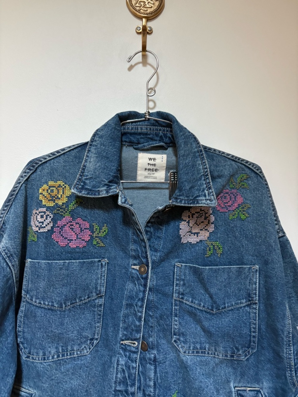 NWOT Free People We The Free Madison City Embroidered Jacket Size XS - Picture 8 of 15